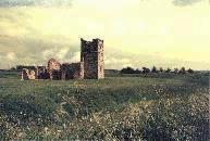 Knowlton Church and Henge, Dorset, photographed in June 1991 (69 KB)