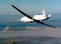 Global Hawk is a high-altitude, long endurance unmanned aerial vehicle (UAV) (9 KB).
