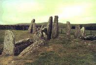 Cairnholy I chambered cairn, Wigtown, photographed in June 1990 (105 KB)