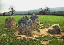 Four Stones, Radnorshire, photographed in April 2004 (152 KB)